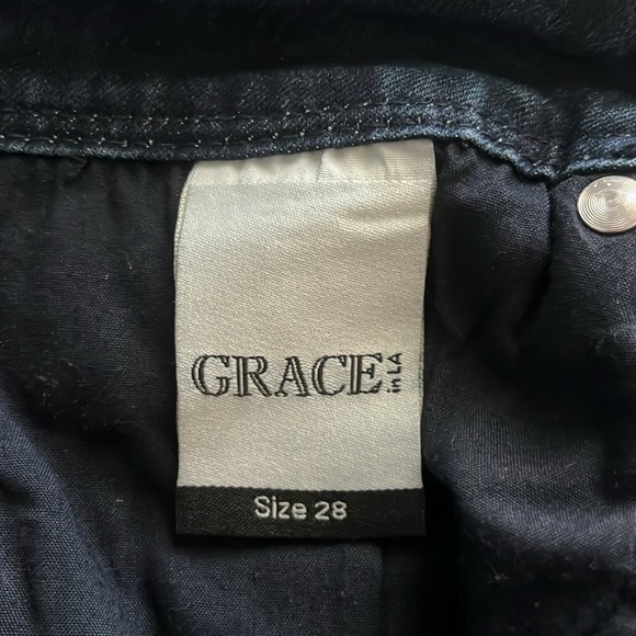 Grace Jeans Skinny Mid Rise Size 28 - Picture 12 of 16